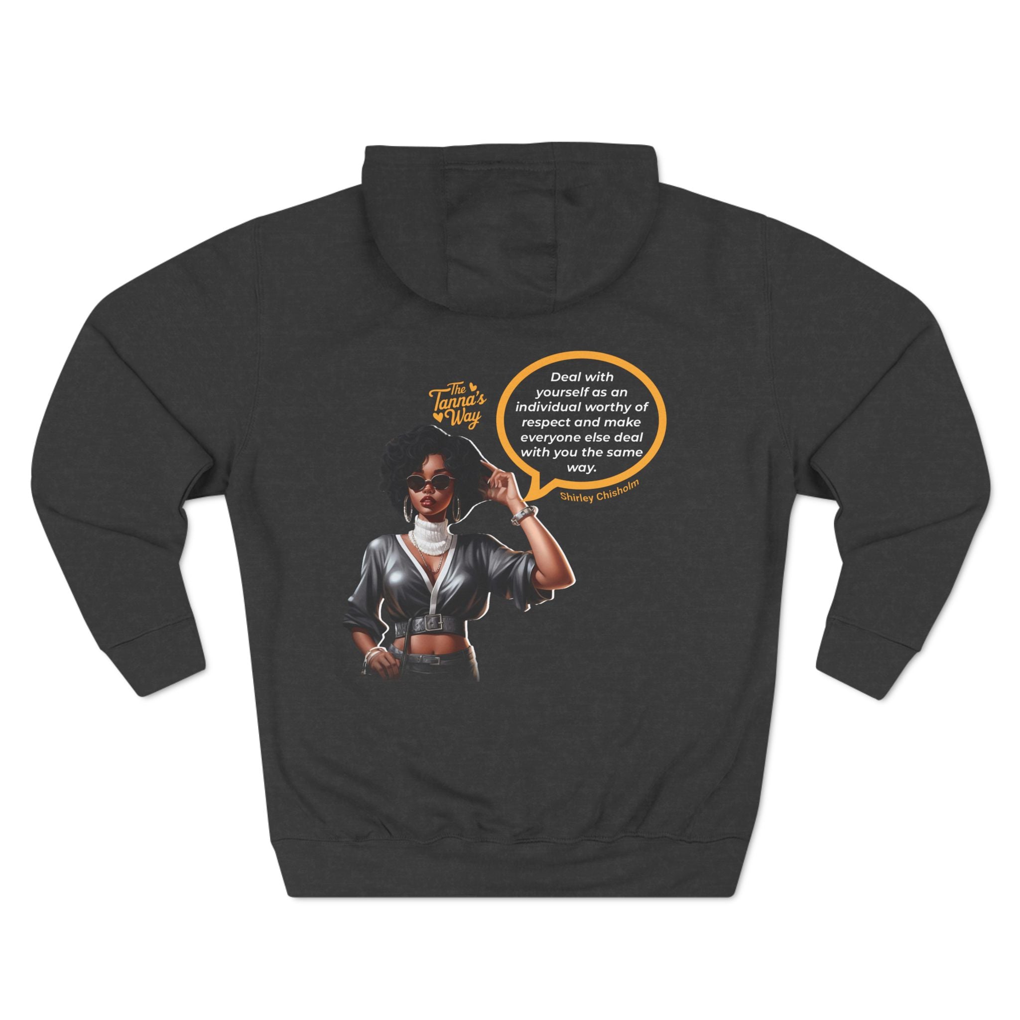 Shirley Chisholm | Three-Panel Fleece Hoodie